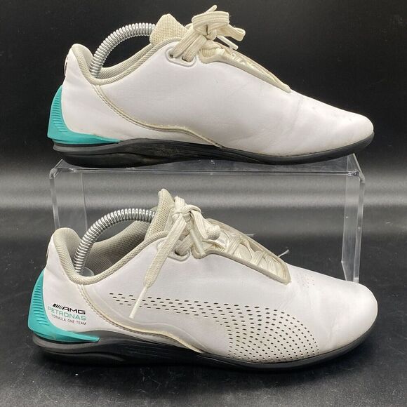 PUMA  Mercedes-AMG Petronas Formula 1 Team Drift Cat Shoes Size 4C 307263-01 - Picture 1 of 8